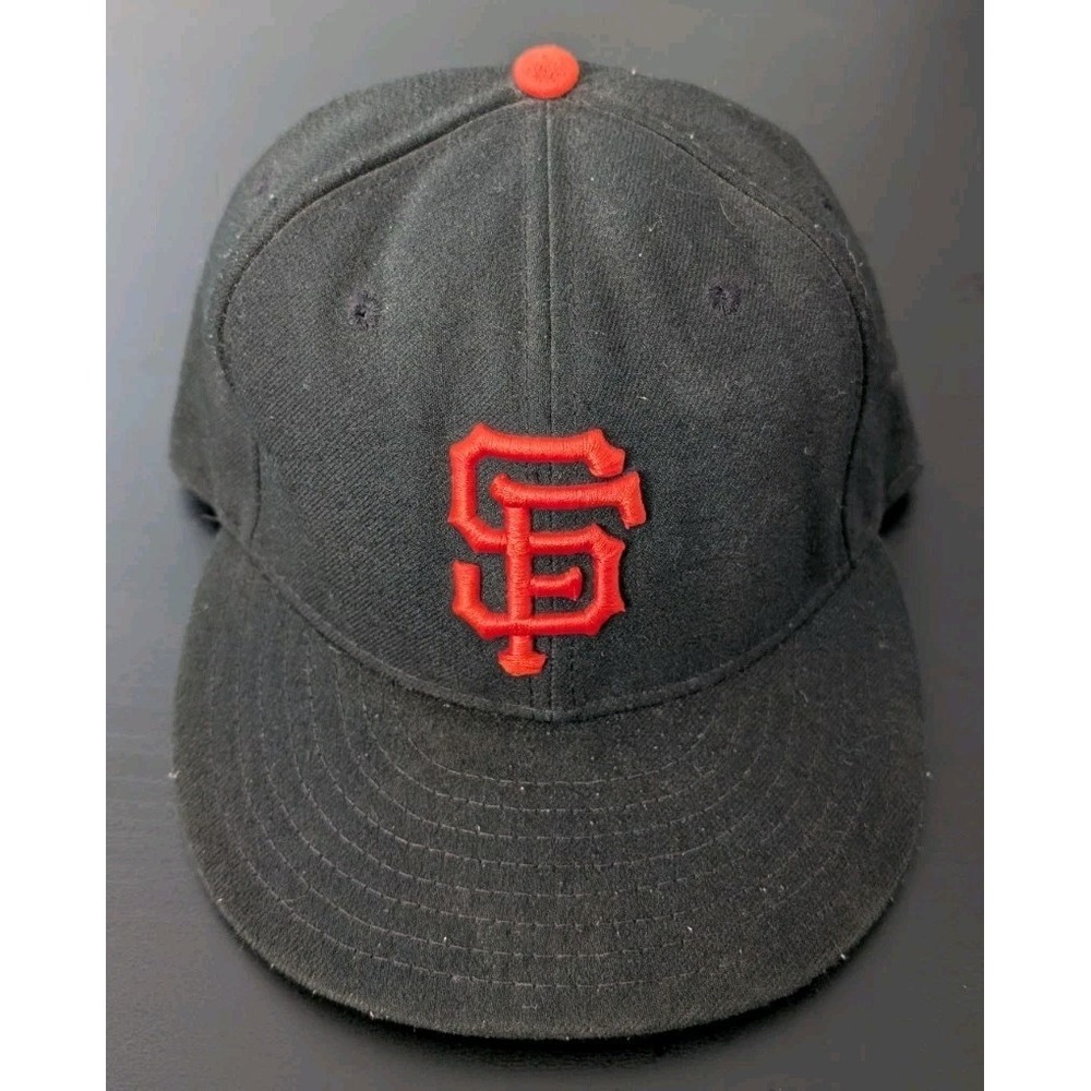 New‎ Era 59fifty San Francisco Giants Size 7 3/8 Black Orange
